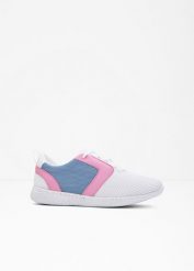 Sneakersy. Fioletowe obuwie sportowe damskie bonprix, bez wzorów, bez zapięcia. Za 119.99 zł.
