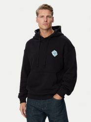 HUGO Bluza Dewerhood 50568581 Czarny Relaxed Fit. Czarne bluzy męskie Hugo, m, bez wzorów, z bawełny, bez ramiączek, bez kaptura. Za 629.99 zł.