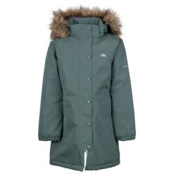 Trespass Astound - Damska kurtka przeciwdeszczowa Tp50 Spruce Green 2/3. Zielone kurtki sportowe damskie Trespass, s, bez wzorów, z futra, bez ramiączek, na golfa. Za 191.30 zł.