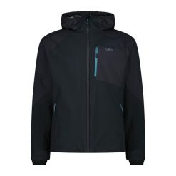 Kurtka softshell męska CMP 35Z2817 Fix Hood. Czarne kurtki męskie CMP, m, bez wzorów, z poliesteru, bez kaptura. Za 399.99 zł.