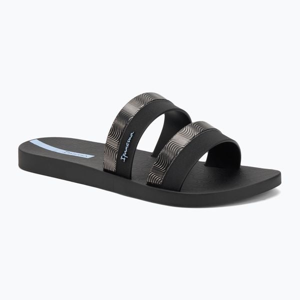 Klapki damskie Ipanema Mesh Slide. Czarne klapki damskie Ipanema, bez wzorów, z materiału, bez obcasa, bez zapięcia. Za 89.00 zł.