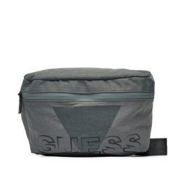 Saszetka nerka Guess. Szare saszetki i nerki męskie Guess, z aplikacjami. Za 169.99 zł.