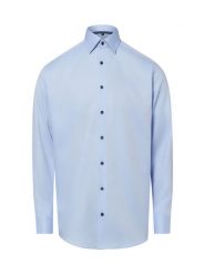 Finshley & Harding koszula biznesowa Mężczyźni Modern Fit Bawełna (100%) niebieski, 46. Niebieskie koszule męskie Finshley & Harding, m, bez wzorów, z bawełny, biznesowe, bez kołnierzyka, bez ramiączek. Za 229.95 zł.