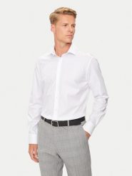 Pierre Cardin Koszula C6 11004.0301 Biały Regular Fit. Białe koszule męskie Pierre Cardin, m, bez wzorów, z bawełny, biznesowe, bez kołnierzyka, bez ramiączek. Za 149.99 zł.