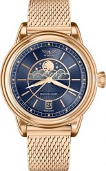 Zegarek Aviator Zegarek damski Aviator V.1.33.2.256.5 różowe złoto. Czerwone zegarki damskie AVIATOR, złote. Za 2,790.00 zł.