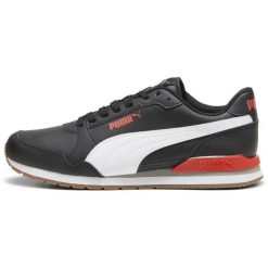 Buty do chodzenia męskie Puma St Runner V3. Czarne buty sportowe męskie Puma, bez wzorów, z gumy, bez zapięcia, trekkingowe. Za 358.00 zł.