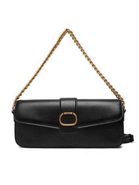 TWINSET Torebka 252TD836A Czarny. Czarne listonoszki damskie Twinset, bez wzorów, ze skóry, bez dodatków. Za 939.99 zł.