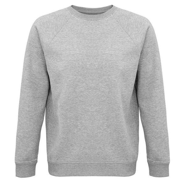 Bluza Unisex Space Melange Dla Dorosłych. Szare bluzy damskie SOL'S, m, bez wzorów, z bawełny, bez ramiączek, z kapturem. Za 131.99 zł.