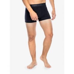 Bokserki termoaktywne męskie Super.natural Tundra175 Boxer 2-Pack. Czarne bokserki męskie super.natural, bez wzorów. Za 312.99 zł.