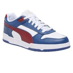 Niskie Buty Męskie RBD Game Z Krowiej Skóry. Białe buty zimowe męskie Puma, bez wzorów, ze skóry, bez obcasa, bez zapięcia. Za 341.99 zł.