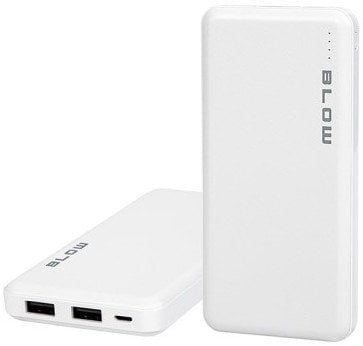 BLOW POWER BANK 10000MAH BIAŁY PB10A. Białe powerbanki Blow. Za 46.79 zł.