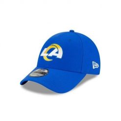Czapka z daszkiem New Era NFL Los Angeles Rams. Niebieskie czapki damskie New Era, bez wzorów, sportowe. Za 177.00 zł.