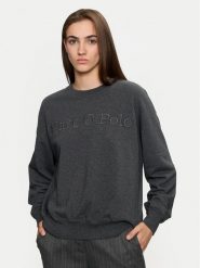 Marc O'Polo Bluza 408 4073 54175 Szary Regular Fit. Szare bluzy damskie Marc O'Polo, s, bez wzorów, z bawełny, bez ramiączek, bez kaptura. Za 279.99 zł.
