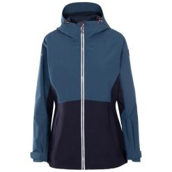 Kurtka Damska Alfresco TP75 Wodoodporna. Niebieskie kurtki sportowe damskie Trespass, xl, bez wzorów, bez ramiączek, bez kaptura, trekkingowe. Za 344.99 zł.