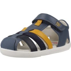 Sandały GARVALIN 262325G Niebieski. Niebieskie buty zimowe męskie Garvalin, bez wzorów, ze skóry, bez obcasa, bez zapięcia. Za 208.99 zł.