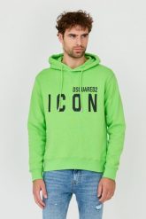 DSQUARED2 Zielona bluza Sweatshirt. Zielone bluzy męskie Dsquared2, m, bez wzorów, bez ramiączek, bez kaptura. W wyprzedaży za 999.99 zł.