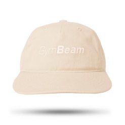Czapka unisex fitness z zakrzywionym daszkiem taupe Dad Cap. Brązowe czapki damskie GYMBEAM, bez wzorów, z bawełny, sportowe. Za 55.90 zł.