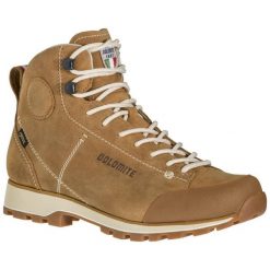 Buty trekkingowe damskie Dolomite Cinquantaquattro High FG GTX. Brązowe obuwie trekkingowe damskie Dolomite, bez zapięcia. W wyprzedaży za 727.30 zł.