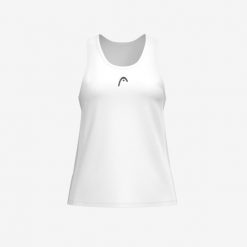 CLUB 25 TECH Tank Top Women. Białe topy damskie Head, s, bez wzorów, z meshu, sportowe, bez kołnierzyka, bez ramiączek. W wyprzedaży za 135.00 zł.