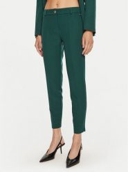 Maryley Spodnie materiałowe 24IB52Z/M19/43GU Zielony Regular Fit. Zielone spodnie materiałowe damskie Maryley, bez wzorów, z materiału. Za 249.99 zł.