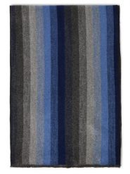 GRAAF Szalik męski Mężczyźni wiskoza niebieski|wielokolorowy w paski, ONE SIZE. Niebieskie szaliki męskie GRAAF, bez wzorów, z wiskozy. Za 179.95 zł.