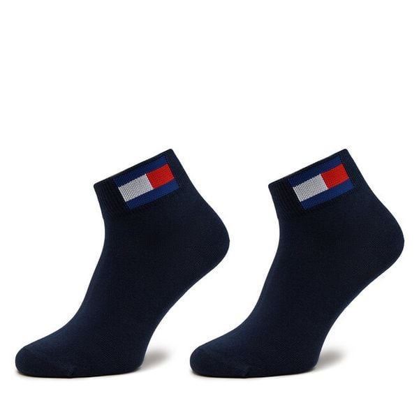 Skarpety długie Tommy Jeans. Niebieskie skarpety męskie Tommy Jeans, bez wzorów, z jeansu. Za 49.99 zł.