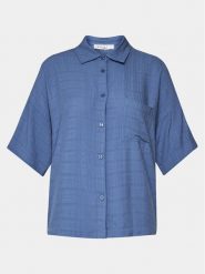Femilet by Chantelle Koszulka piżamowa Layla FNAGJ5 Niebieski Regular Fit. Niebieskie koszule nocne damskie Femilet by Chantelle, bez wzorów, z wiskozy, bez ramiączek. Za 169.99 zł.