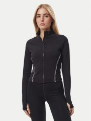 Guess Bluza V6BQ10 K6332 Czarny Slim Fit. Czarne bluzy damskie Guess, xxs, z aplikacjami, bez ramiączek, bez kaptura. Za 324.99 zł.