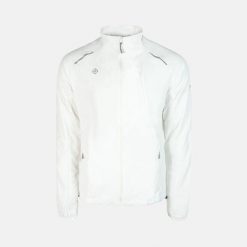 Lekka i funkcjonalna kurtka BREZEL do biegania i trekkingu – materiał AWPS, DRY. Białe kurtki sportowe męskie IZAS, na zimę, m, bez wzorów, z materiału, bez kaptura, do biegania. W wyprzedaży za 182.57 zł.