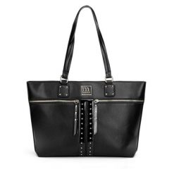 Torebka Monnari. Czarne shopperki damskie Monnari, bez wzorów, bez dodatków. Za 119.99 zł.