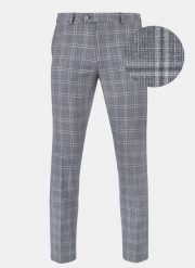 PAKO LORENTE – Spodnie męskie garniturowe CUENCA P20SF-6G-017-S. Szare eleganckie spodnie męskie Pako Lorente, m, bez wzorów, eleganckie. Za 89.99 zł.