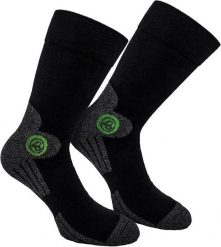BRUBAKER Trek-Power skarpety trekkingowe 4 pary oddychające. Czarne skarpety męskie X2, bez wzorów, z bawełny. Za 131.99 zł.