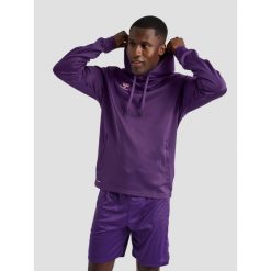 Bluza do piłki ręcznej dla dorosłych Hummel hml CORE XK poly z kapturem. Niebieskie bluzy męskie Hummel, xl, bez wzorów, sportowe, bez ramiączek, z kapturem. Za 191.00 zł.