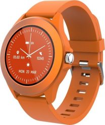 Smartwatch Forever Colorum CW-300 Pomarańczowy (GSM169752). Brązowe zegarki smartwatch Forever, bez wzorów. Za 59.54 zł.