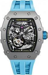 Zegarek męski Tsar Bomba TB8208T-03 niebieski. Niebieskie zegarki męskie NoName, bez wzorów. Za 1,950.00 zł.