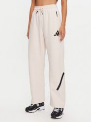 Adidas Spodnie dresowe Z.N.E. Barrel JF4780 Różowy Loose Fit. Czerwone spodnie dresowe damskie Adidas, bez wzorów, z bawełny. Za 299.99 zł.