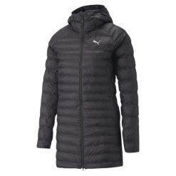 Damska kurtka PackLITE PUMA Black. Czarne kurtki sportowe damskie Puma, na zimę, xs, bez wzorów, bez ramiączek, bez kaptura, trekkingowe, primaloft. Za 590.00 zł.