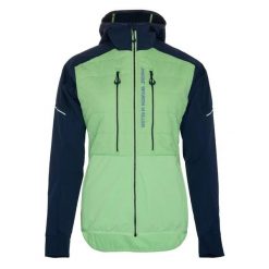 Damska kurtka narciarska Silvini Asprino. Zielone kurtki sportowe damskie Silvini, s, bez wzorów, bez ramiączek, z kapturem, narciarskie, primaloft. Za 640.00 zł.