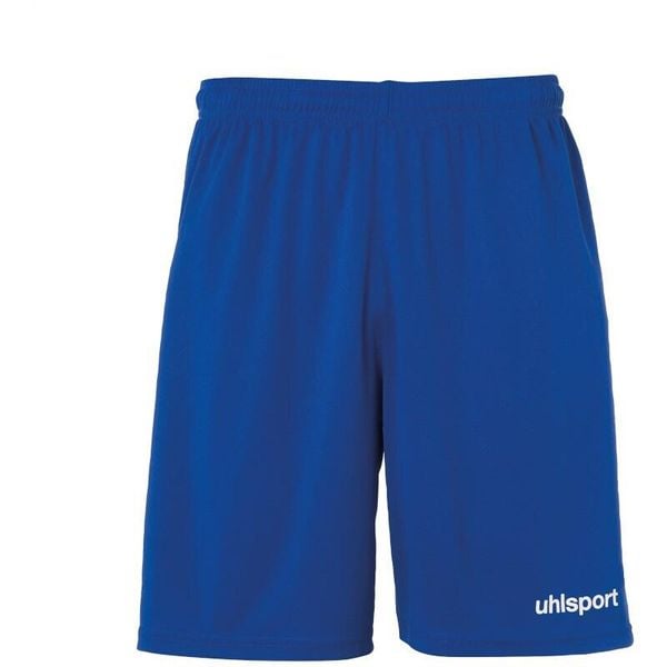 Spodenki bez zapięcia Uhlsport Center Basic. Niebieskie szorty damskie Uhlsport, bez wzorów, sportowe. Za 114.50 zł.