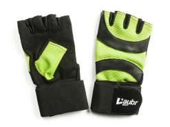 Rękawiczki fitness Laubr Sport zielone. Brązowe rękawiczki męskie FIVE GLOVES, bez wzorów, z materiału. Za 113.99 zł.