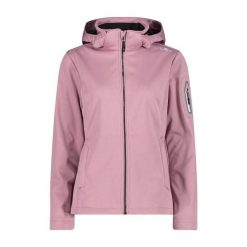 Kurtka przeciwdeszczowa damska z kapturem CMP. Białe kurtki sportowe damskie CMP, bez wzorów, bez ramiączek, z kapturem, trekkingowe. W wyprzedaży za 315.10 zł.