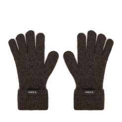 Rękawiczki MEXX. Brązowe rękawiczki damskie Mexx, bez wzorów, z dzianiny. Za 49.99 zł.
