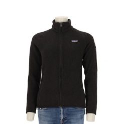 Second life - Patagonia kurtka polar damska Better Sweater - Jak nowy. Czarne kurtki sportowe damskie Patagonia, l, bez wzorów, z materiału, bez ramiączek, bez kaptura, trekkingowe. Za 255.56 zł.