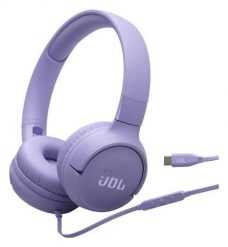 JBL Tune 520C USB-C fioletowy. Fioletowe słuchawki dla graczy JBL. Za 165.00 zł.