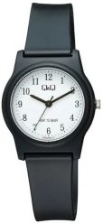 Zegarek męski QQ G23A-001V czarny. Czarne zegarki męskie Q&Q, bez wzorów. Za 129.00 zł.