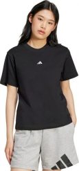 Adidas Koszulka damska adidas Essentials Small Logo Cotton czarna JC5943 L. Czarne bluzki damskie Adidas, l, bez wzorów, bez kołnierzyka, bez ramiączek. Za 115.54 zł.