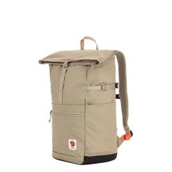 Plecak miejski Fjallraven High Coast Foldsack 24 - fossil. Brązowe plecaki damskie Fjällräven, bez wzorów, sportowe. Za 424.59 zł.