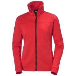 Damska kurtka polarowa Helly Hansen crew. Czerwone kurtki sportowe damskie Helly Hansen, xl, bez wzorów, z polaru, bez ramiączek, bez kaptura, trekkingowe. Za 579.00 zł.