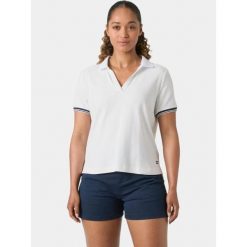 Koszulka Polo Damska Helly Hansen W Portofino. Białe bluzki damskie Helly Hansen, s, bez wzorów, sportowe, bez kołnierzyka, bez ramiączek. Za 299.00 zł.