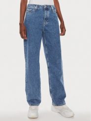 Calvin Klein Jeans Jeansy 90's J20J222753 Niebieski Straight Fit. Niebieskie jeansy damskie Calvin Klein Jeans, bez wzorów, z bawełny. W wyprzedaży za 219.99 zł.